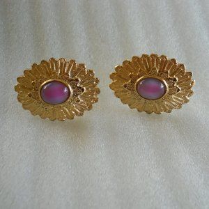 Vintage Avon - Flower Cuff Links